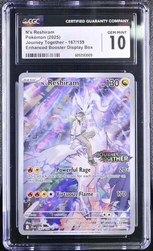 N's Reshiram — Graded Slab (CGC 10)